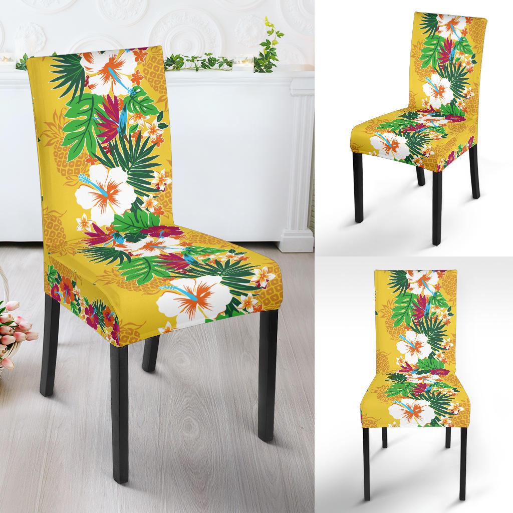 Hawaiian Themed Pattern Print Design H09 Dining Chair Slipcover-JORJUNE.COM
