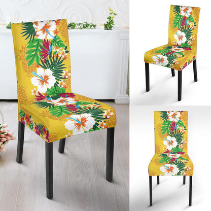 Hawaiian Themed Pattern Print Design H09 Dining Chair Slipcover-JORJUNE.COM