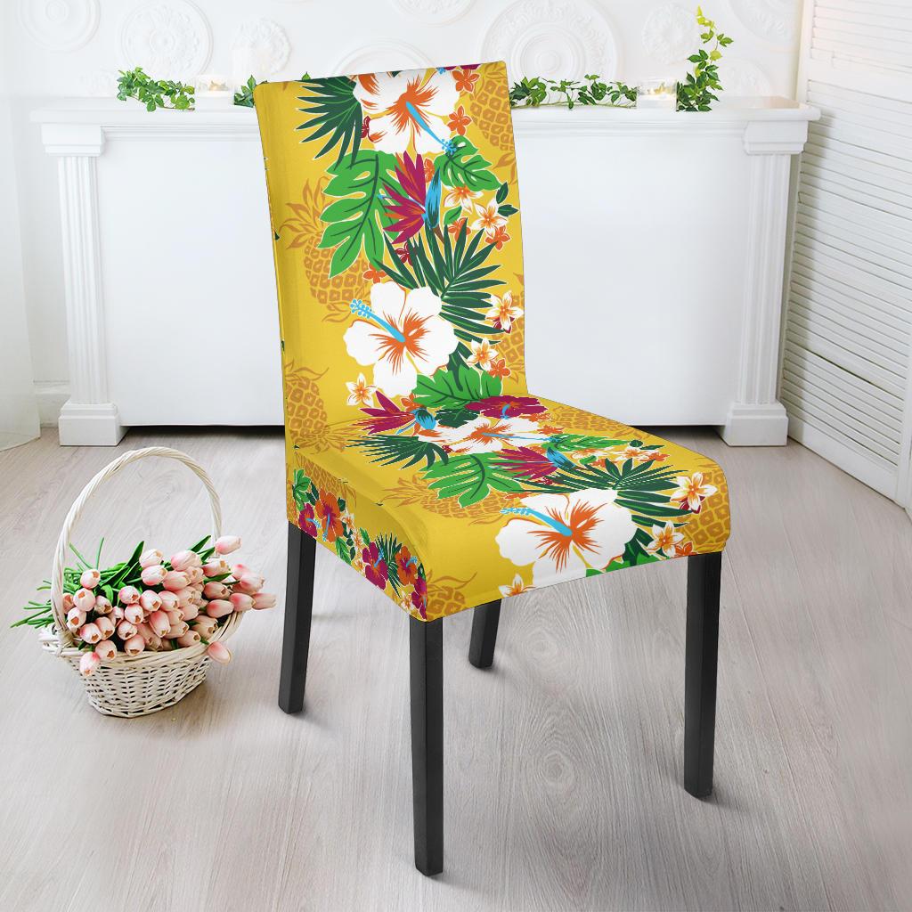 Hawaiian Themed Pattern Print Design H09 Dining Chair Slipcover-JORJUNE.COM