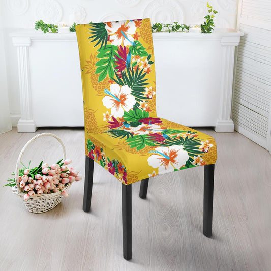 Hawaiian Themed Pattern Print Design H09 Dining Chair Slipcover-JORJUNE.COM