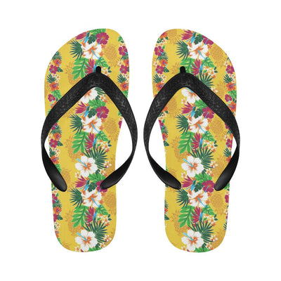 Hawaiian Themed Pattern Print Design H09 Flip Flops-JorJune