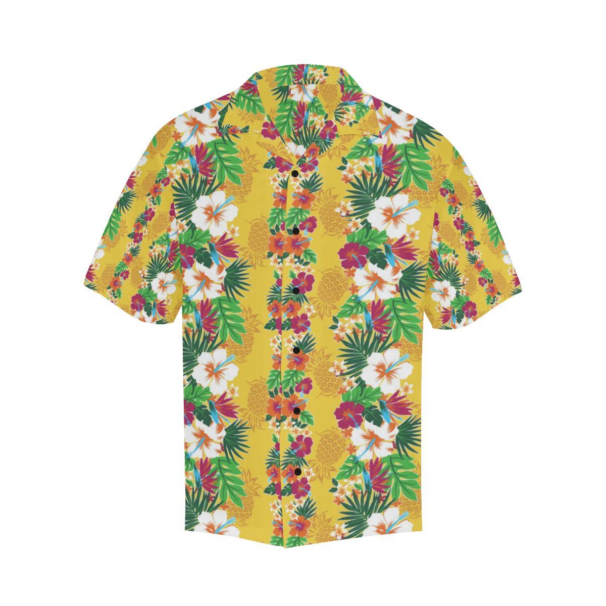 Hawaiian Themed Pattern Print Design H09 Men Hawaiian Shirt-JorJune