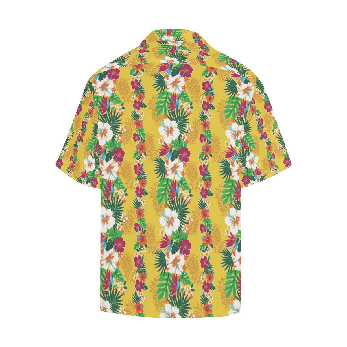 Hawaiian Themed Pattern Print Design H09 Men Hawaiian Shirt-JorJune