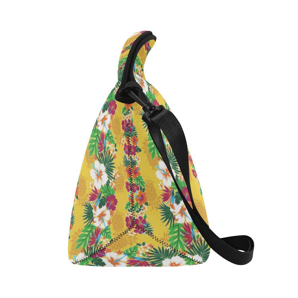 Hawaiian Themed Pattern Print Design H09 Neoprene Lunch Bag-JorJune
