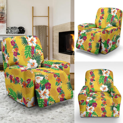Hawaiian Themed Pattern Print Design H09 Recliner Slipcover-JORJUNE.COM