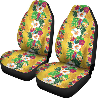 Hawaiian Themed Pattern Print Design H09 Universal Fit Car Seat Covers-JorJune