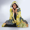 Hawaiian Turtle Tribal Design Print Hooded Blanket-JORJUNE.COM