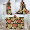 Heart Boho Pattern Print Design HE04 Hooded Blanket-JORJUNE.COM