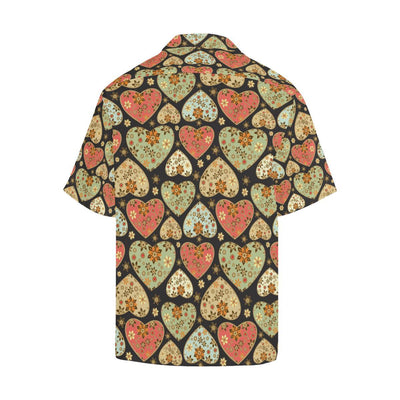 Heart Boho Pattern Print Design HE04 Men Hawaiian Shirt-JorJune