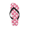 Heart Key Pattern Print Design HE09 Flip Flops-JorJune