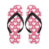 Heart Key Pattern Print Design HE09 Flip Flops-JorJune