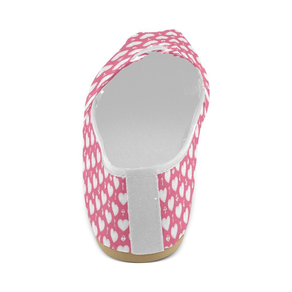 Heart Key Pattern Print Design HE09 Women Casual Shoes-JorJune.com