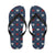 Heart Knit Pattern Print Design HE05 Flip Flops-JorJune