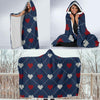 Heart Knit Pattern Print Design HE05 Hooded Blanket-JORJUNE.COM