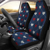 Heart Knit Pattern Print Design HE05 Universal Fit Car Seat Covers-JorJune