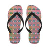 Heart Pattern Print Design HE010 Flip Flops-JorJune