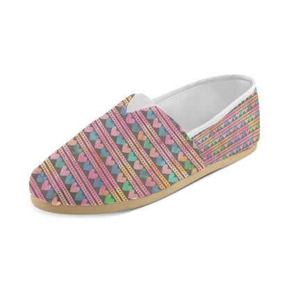 Heart Pattern Print Design HE010 Women Casual Shoes-JorJune.com