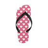 Heart Pattern Print Design HE07 Flip Flops-JorJune