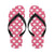 Heart Pattern Print Design HE07 Flip Flops-JorJune