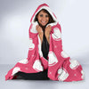 Heart Pattern Print Design HE07 Hooded Blanket-JORJUNE.COM