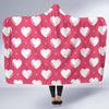 Heart Pattern Print Design HE07 Hooded Blanket-JORJUNE.COM