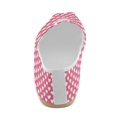 Heart Pattern Print Design HE07 Women Casual Shoes-JorJune.com
