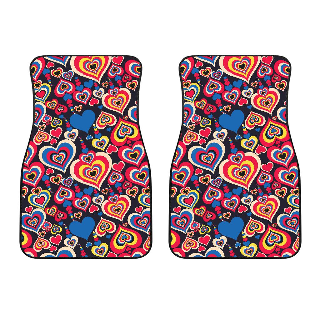 Heart Pattern Print Design HE08 Car Floor Mats-JorJune