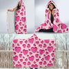 Heart Pink Pattern Print Design HE06 Hooded Blanket-JORJUNE.COM