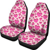 Heart Pink Pattern Print Design HE06 Universal Fit Car Seat Covers-JorJune