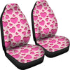 Heart Pink Pattern Print Design HE06 Universal Fit Car Seat Covers-JorJune