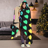 Heart Rainbow Pattern Print Design HE02 Hooded Blanket-JORJUNE.COM