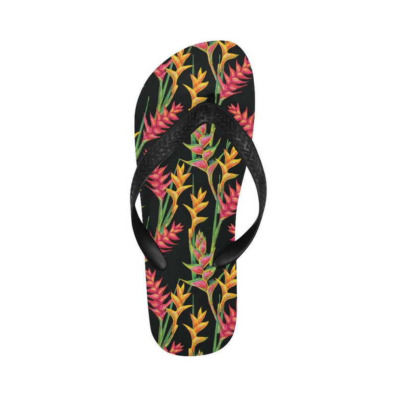 Heliconia Pattern Print Design HL01 Flip Flops-JorJune