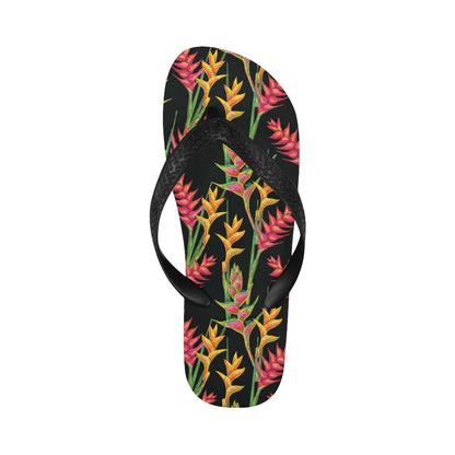Heliconia Pattern Print Design HL01 Flip Flops-JorJune