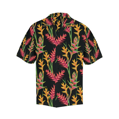 Heliconia Pattern Print Design HL01 Men Hawaiian Shirt-JorJune