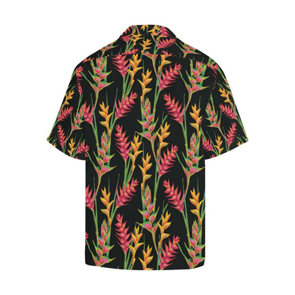 Heliconia Pattern Print Design HL01 Men Hawaiian Shirt-JorJune