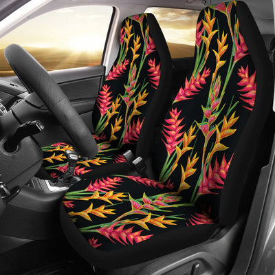 Heliconia Pattern Print Design HL01 Universal Fit Car Seat Covers-JorJune