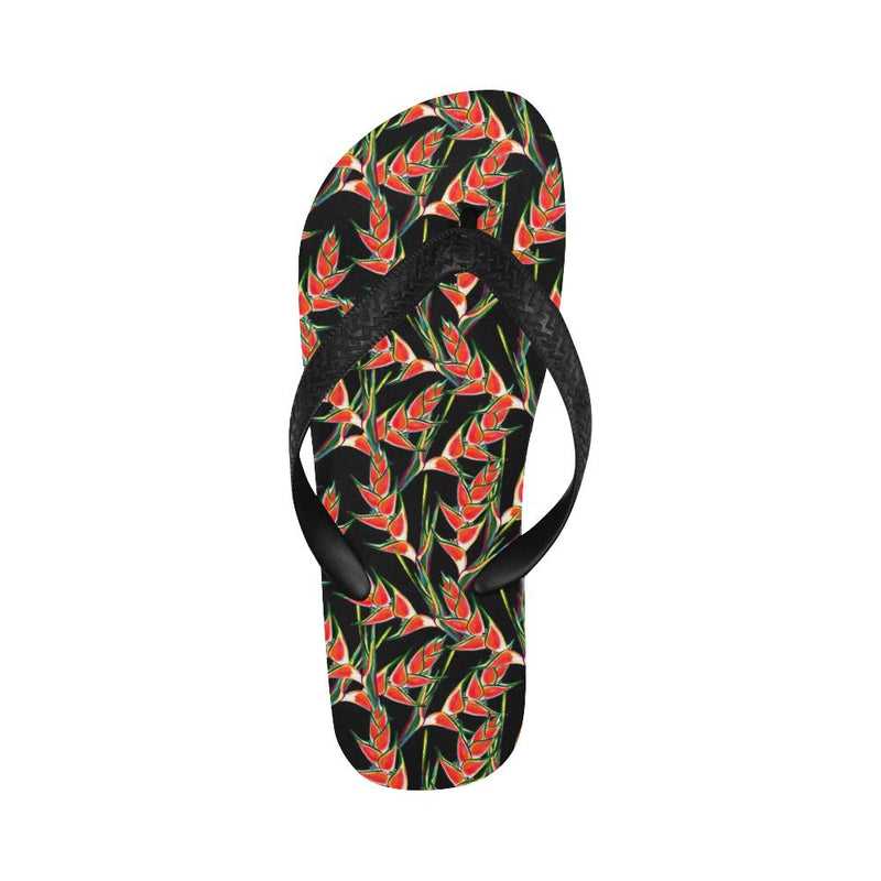 Heliconia Pattern Print Design HL010 Flip Flops-JorJune