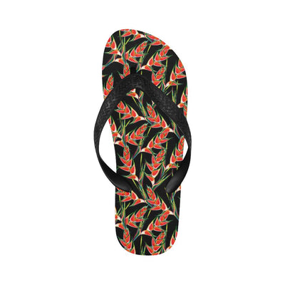 Heliconia Pattern Print Design HL010 Flip Flops-JorJune