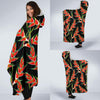 Heliconia Pattern Print Design HL010 Hooded Blanket-JORJUNE.COM