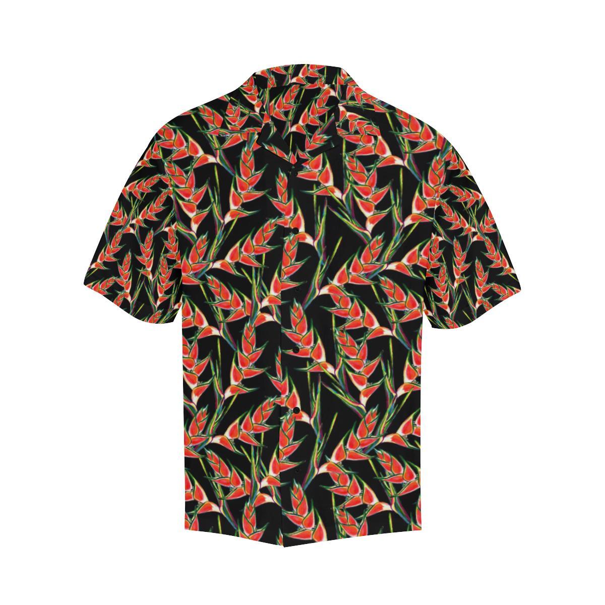 Heliconia Pattern Print Design HL010 Men Hawaiian Shirt-JorJune