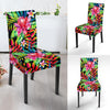 Heliconia Pattern Print Design HL02 Dining Chair Slipcover-JORJUNE.COM