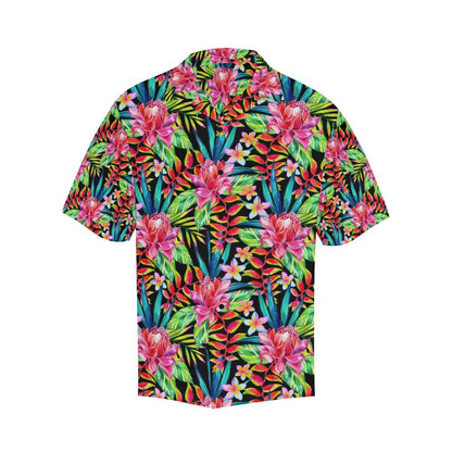 Heliconia Pattern Print Design HL02 Men Hawaiian Shirt-JorJune