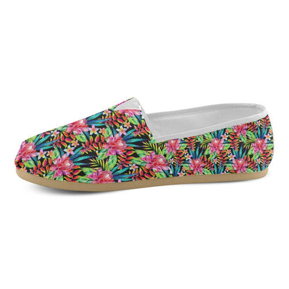 Heliconia Pattern Print Design HL02 Women Casual Shoes-JorJune.com