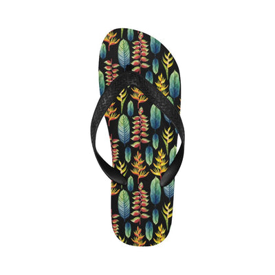 Heliconia Pattern Print Design HL03 Flip Flops-JorJune