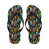 Heliconia Pattern Print Design HL03 Flip Flops-JorJune