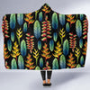 Heliconia Pattern Print Design HL03 Hooded Blanket-JORJUNE.COM