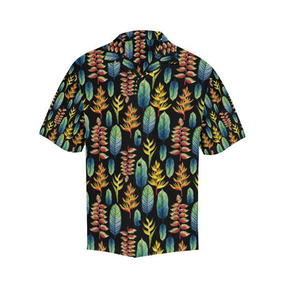 Heliconia Pattern Print Design HL03 Men Hawaiian Shirt-JorJune