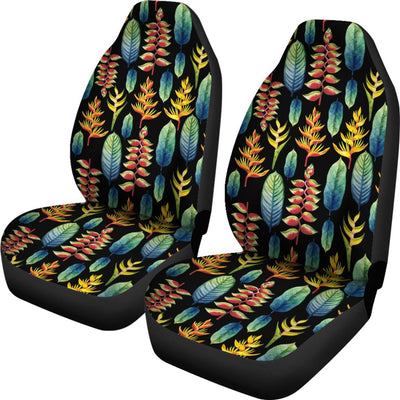 Heliconia Pattern Print Design HL03 Universal Fit Car Seat Covers-JorJune