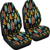 Heliconia Pattern Print Design HL03 Universal Fit Car Seat Covers-JorJune