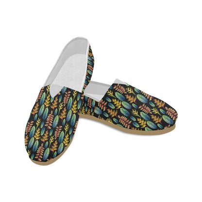 Heliconia Pattern Print Design HL03 Women Casual Shoes-JorJune.com